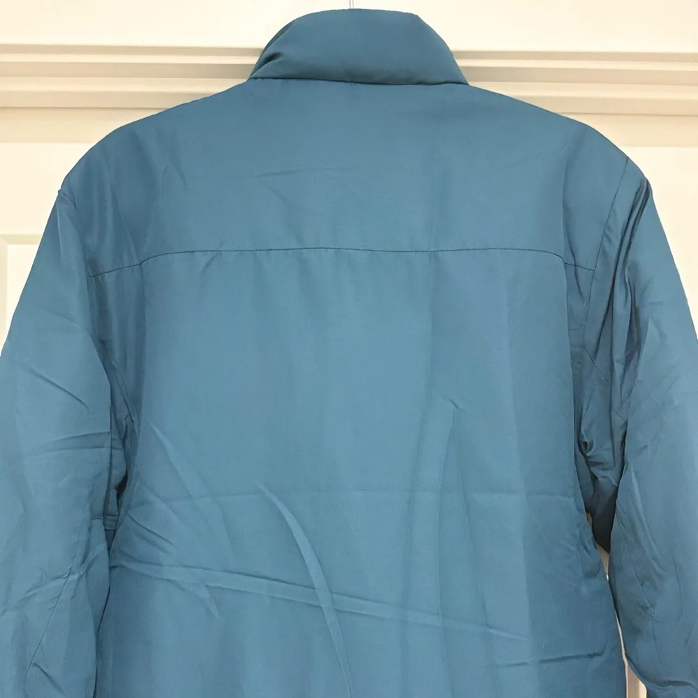 NWT [Mark Russo] Teal Insulated Full-Zip Outdoor Coat Jacket Women’s Medium - Picture 8 of 11